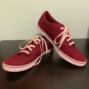Maroon Vans